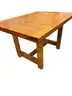 Wood Furniture- Two (2) Chairs with Cushions, One (1) Cabinet, One (1) Table
