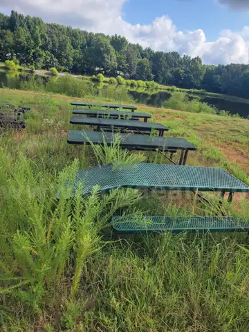 Metal Handicap Accessible Picnic Tables
