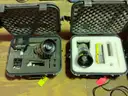 PALLET OF VARIOUS PIECES OF SCORPIO UNDERWATER DIGITAL CAMERA AND SONY CAMERA AND OTHER ACCESSORIES AS WELL!!!