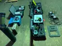 PALLET OF VARIOUS PIECES OF SCORPIO UNDERWATER DIGITAL CAMERA AND SONY CAMERA AND OTHER ACCESSORIES AS WELL!!!