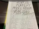 2010 HYSTER 100 FORKLIFT