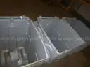 (3) Work Saver Caster Cart 90 Gallon Toters