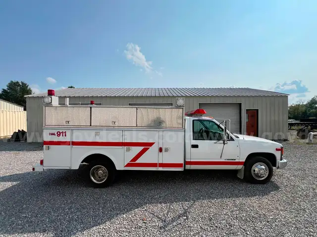 2000 Chevrolet C/K 3500 Rescue Truck with ExtendoBed Slide-Out