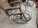3 Early (antique) wheelchairs