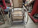 3 Early (antique) wheelchairs