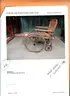 3 Early (antique) wheelchairs
