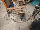 3 Early (antique) wheelchairs