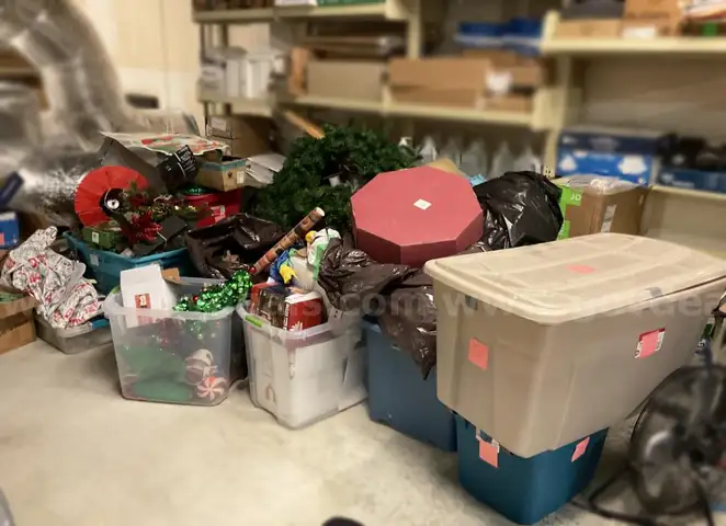 Large lot of Christmas decorations