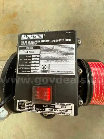 Well/Booster Pump