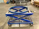 Adjustable Pallet Stand w/carousel and casters
