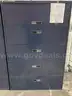 Blue 5 Drawer Filing Cabinet