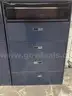 Blue 5 Drawer Filing Cabinet