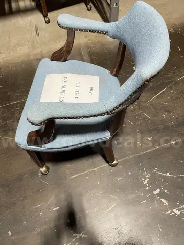 Blue Rolling Chair