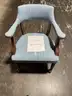 Blue Rolling Chair