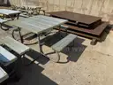 Aluminum Picnic table 4ftx4ft