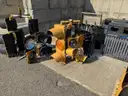 Lot of traffic signals and equipment