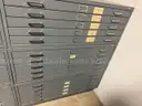 Steel map cabinet, large layout blueprint storage lot #2