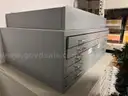 Steel map cabinet, large layout blueprint storage lot #2