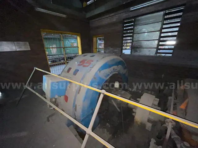 Scrapped Unknown Rating DC Electric Motor.