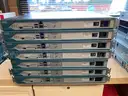 A single lot of seven Cisco 2811 V07 Integrated Services Routers