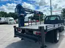 2003 FORD F550 FLAT BED CRANE TRUCK