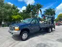 2003 FORD F550 FLAT BED CRANE TRUCK