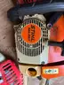 5 Blowers 8 string trimmers 1 hedge trimmer 1 Stihl saw