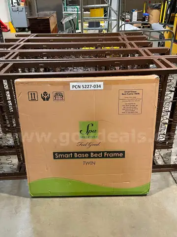 Bed Frame, Twin-Size, Smart Base, Spa Sensations, Steel