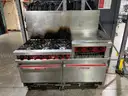 Vulcan 6-burner gas range w/ griddle &#x26; double ovens &#x2013; non-functional