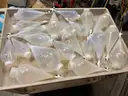 Lot of Plastic Separatory Funnels  ~21 pcs Mixed Materials (Nalgene PP/HDPE &#x26; FEP/PTFE), ~500 mL&#x2013;1 L