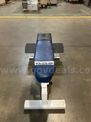 Bench, Workout Equipment, Bent Leg, Abdominal Board, Cybex, Metal