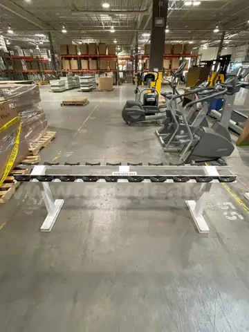 Rack, Dumbbells, Metal, White