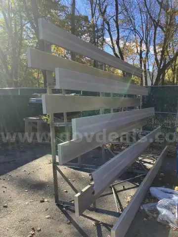 One Section of Aluminum Bleachers