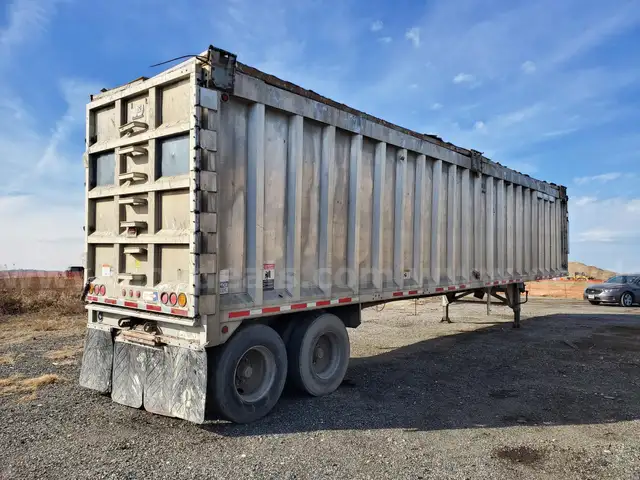 48' 2014 J&J HYDRAULIC WALKING FLOOR TRANSFER TRAILER
