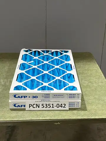 Air Filter, Indoor, Air Flow Pleat - 2000, MERV 10 (2 X 16 X 25)