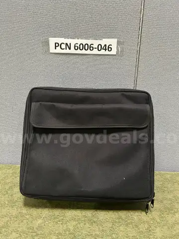 Bag, Laptop, Black, with Strap, 3-compartments