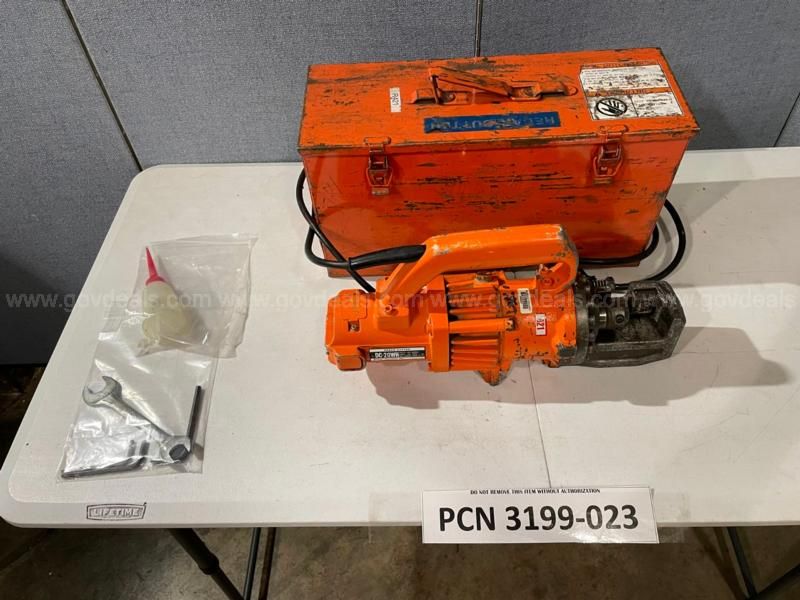 Rebar Cutter, Diamond, Benner- Nawman, Inc, DC-20WH, Orange Case ...