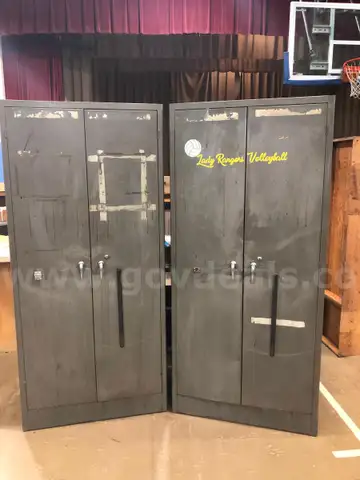 Two (2) Large Storage Cabinets