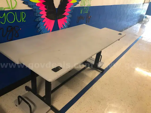Lot of Five (5) Computer Tables