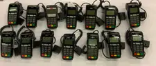Lot of 14 Ingenico Credit Card Readers &#x2013; Model ICT220-11T2371A + 7 Power Cords
