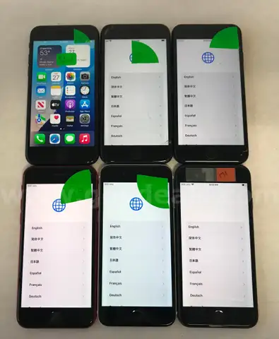 Lot of 6 Apple iPhone SE Smartphones &#x2013; SE 2 &#x26; SE 3 &#x2013; Mixed Grades &#x2013; Locked &#x2013; AS-IS