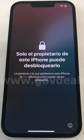 Apple iPhone 13 &#x2013; 128GB &#x2013; Midnight (Model A2482) &#x2013; Cloud Locked &#x2013; Grade B &#x2013; Sold AS-IS for Parts/Repair/Reuse