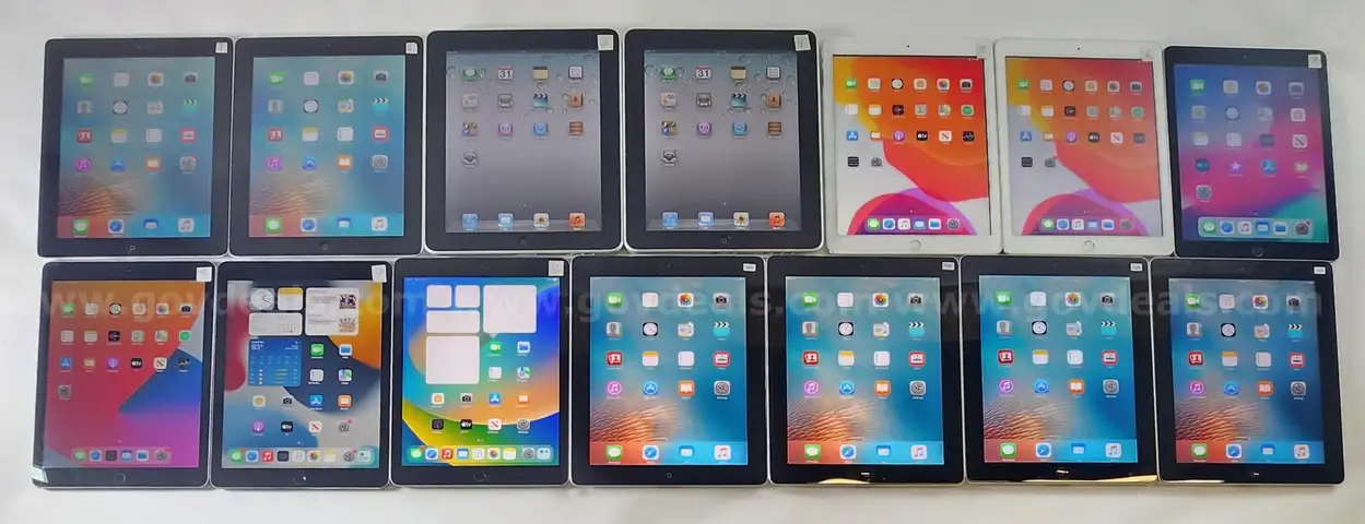 Lot of 28 Used Apple iPads &#x2013; Mixed Models &#x2013; Factory Reset, Activated &#x2013; Ready for Use &#x2013; Grades A &#x26; B
