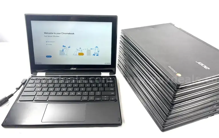 Lot of 701 Chromebooks &#x2013; Mixed Models &#x2013; Grades A/B &#x2013; Fully Power-Washed