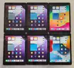 Lot of 6 Used Apple iPads &#x2013; Mixed Models &#x2013; Factory Reset, Activated &#x2013; Ready for Use &#x2013; Grade D
