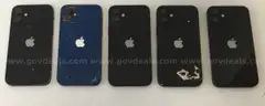 Lot of (5) Apple iPhone 12 &#x2013; Assorted Colors | Cloud Locked | Mixed Condition | For Parts/Repair