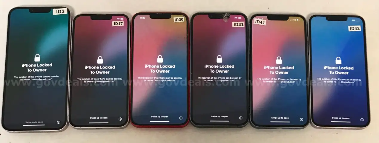 Lot of (6) Apple iPhone 14/14 Plus &#x2013; Assorted Colors - Grade B - For Parts/Repair