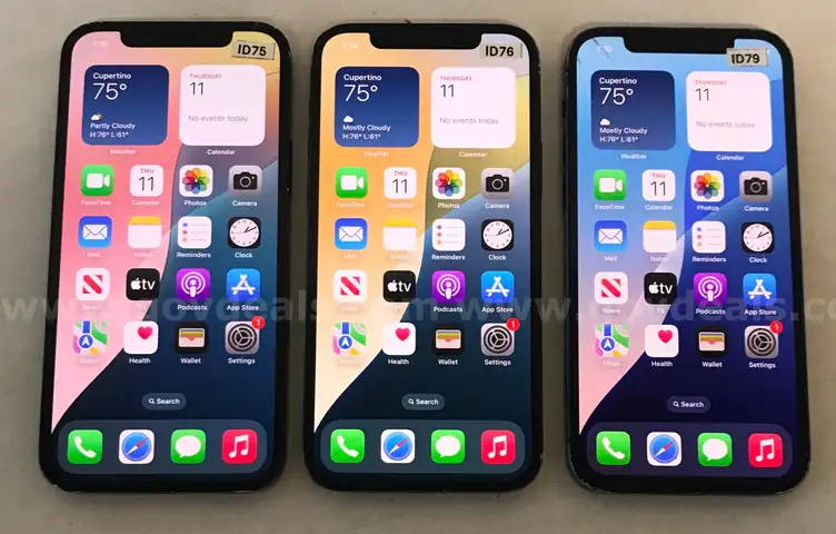 Lot of (3) Apple iPhone 12 &#x2013; Activated &#x26; Reset &#x2013; Mixed Colors  &#x2013; Clean IMEI &#x2013; For Parts/Repair