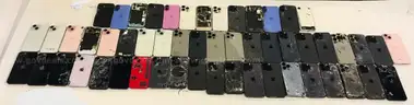 Lot of (54) Apple iPhones &#x2013; iPhone 14, 15, 16 &#x2013; Mixed Models &#x2013; Heavy Damage &#x2013; For Parts/Repair/Salvage