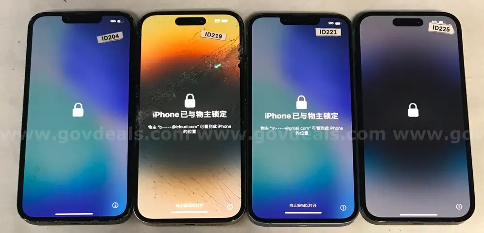 Lot of (4) Apple iPhones &#x2013; iPhone 14 Series &#x2013; Mixed Models &#x2013; For Parts/Repair